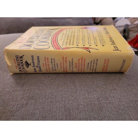 1985 The New Doubleday Cookbook hcdj book over 4000 recipes - Picture 3 of 11